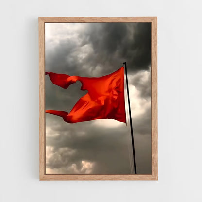 ap-hindu flag-1 cadre Bois clair