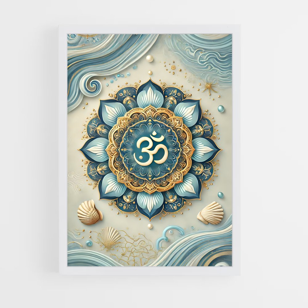 ap-hindu mandala-3 cadre Blanc