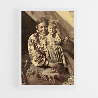 ap-hirst mother and child-1 cadre Blanc