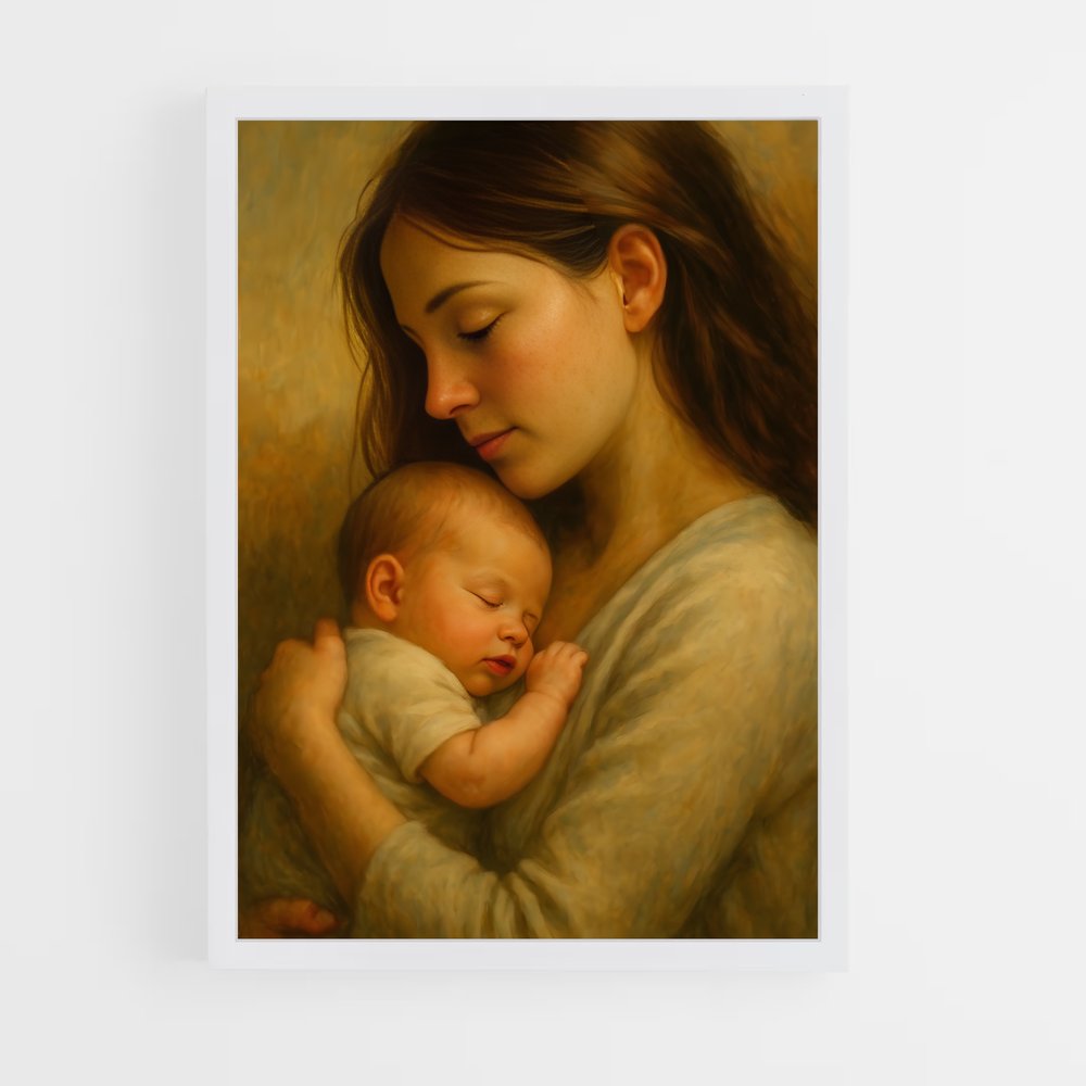 ap-hirst mother and child-3 cadre Blanc