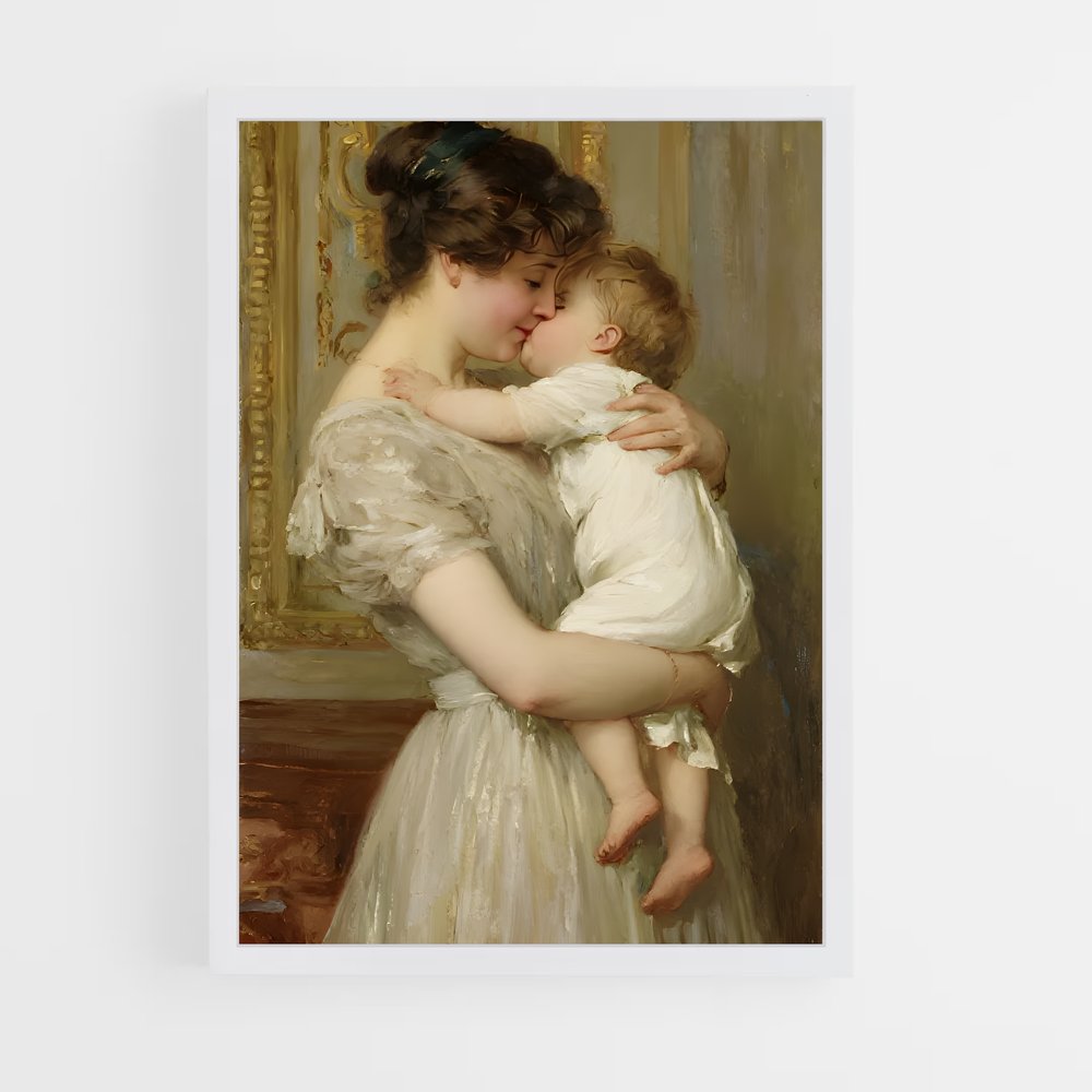 ap-hirst mother and child-4 cadre Blanc