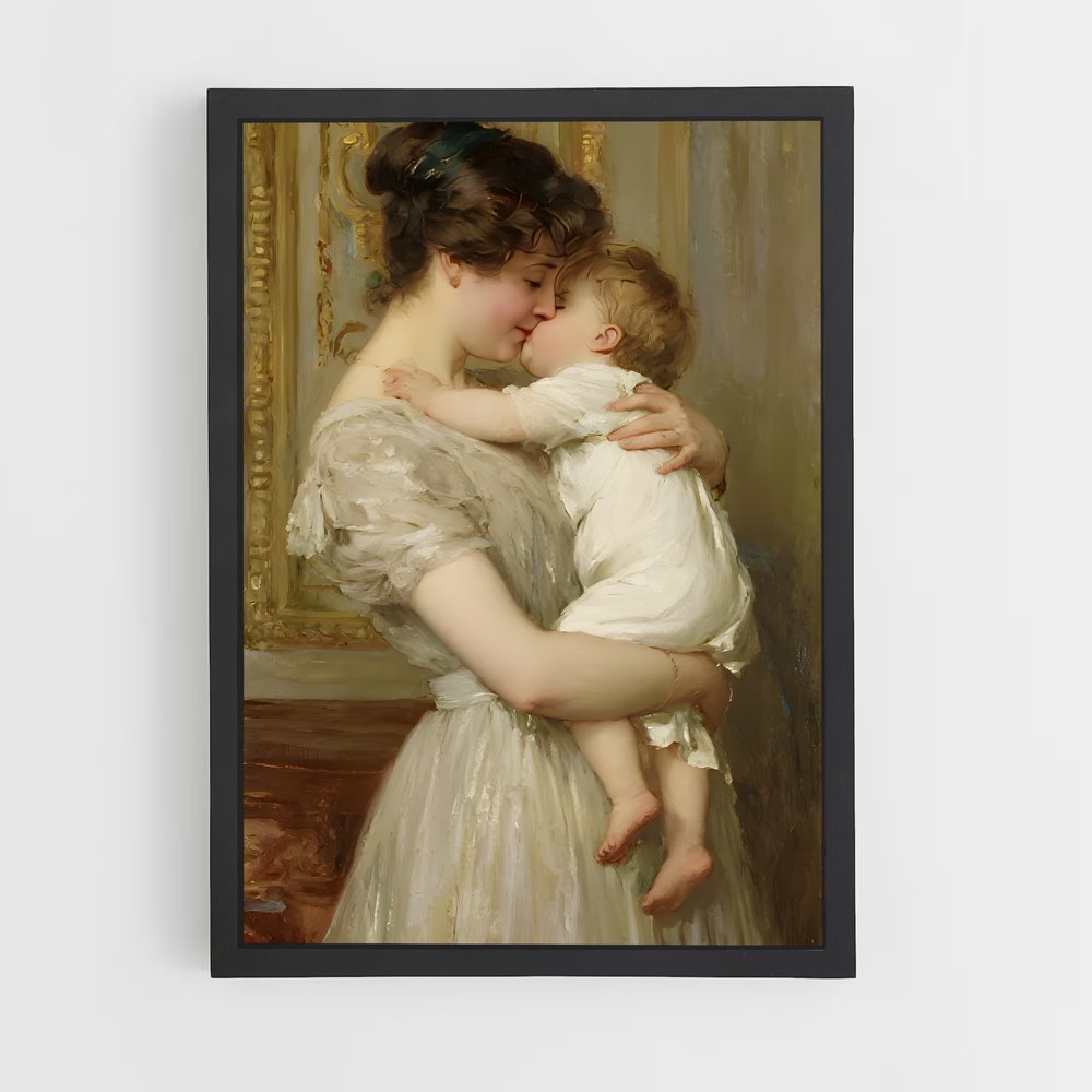ap-hirst mother and child-4 cadre Noir