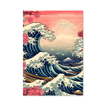 Poster La Vague Florale