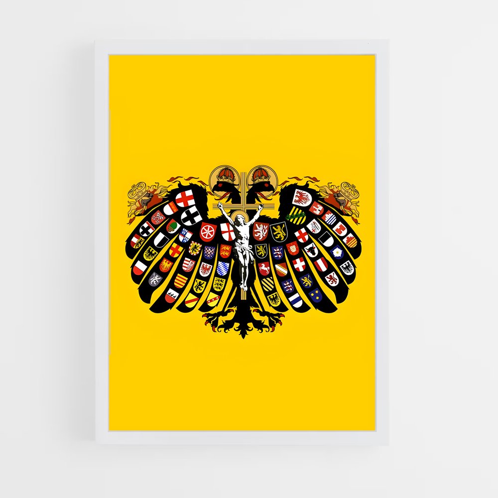 ap-holy roman empire flag-1 cadre Blanc