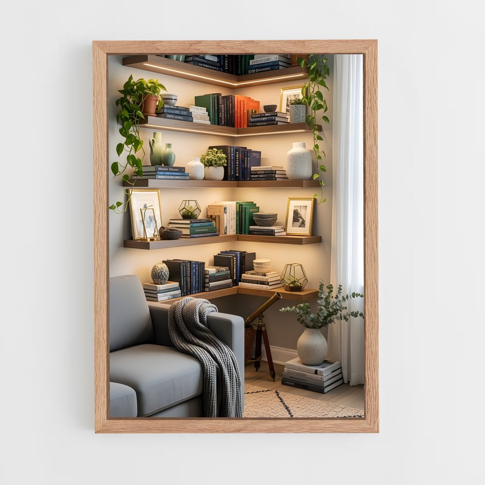 ap-home decor-1 cadre Bois clair