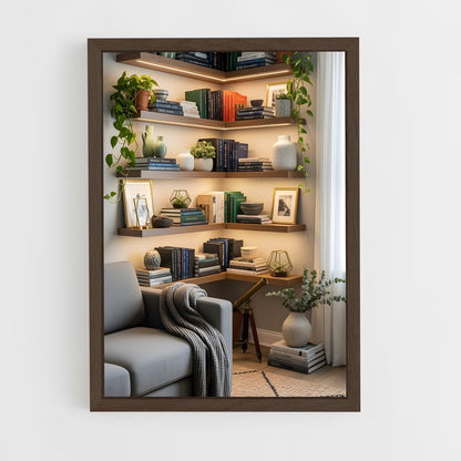ap-home decor-1 cadre Bois foncé