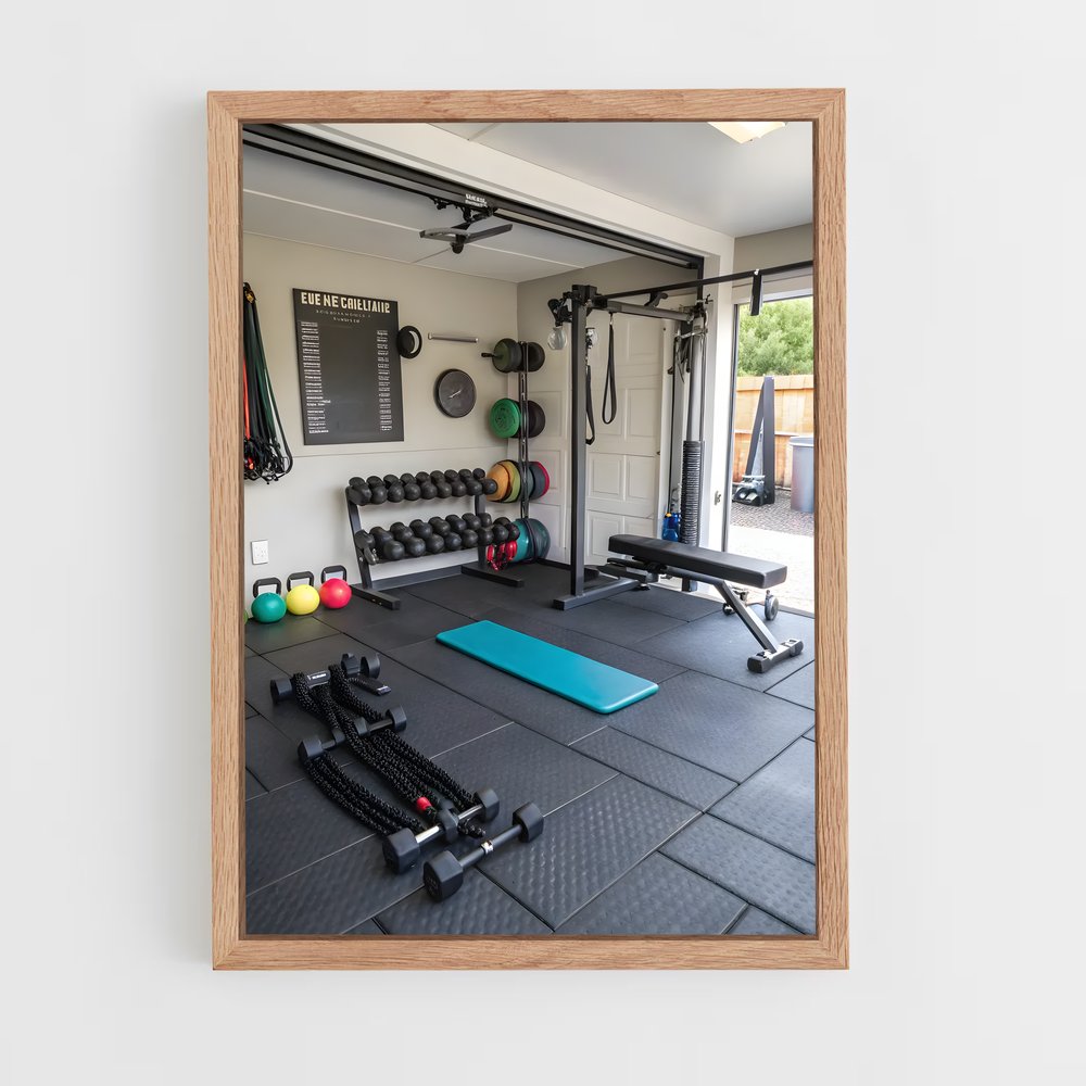 ap-home gym-4 cadre Bois clair