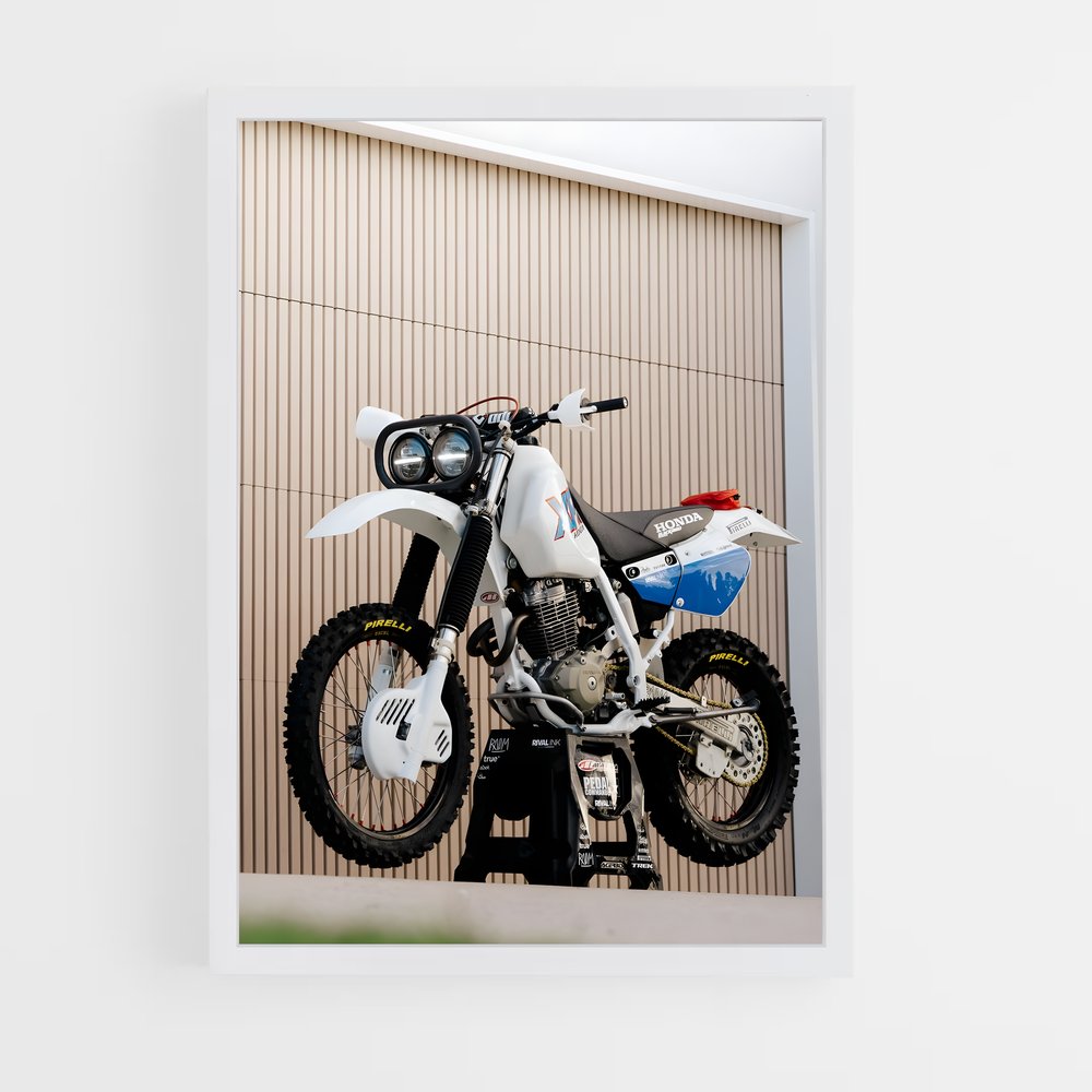 ap-honda moto-2 cadre Blanc