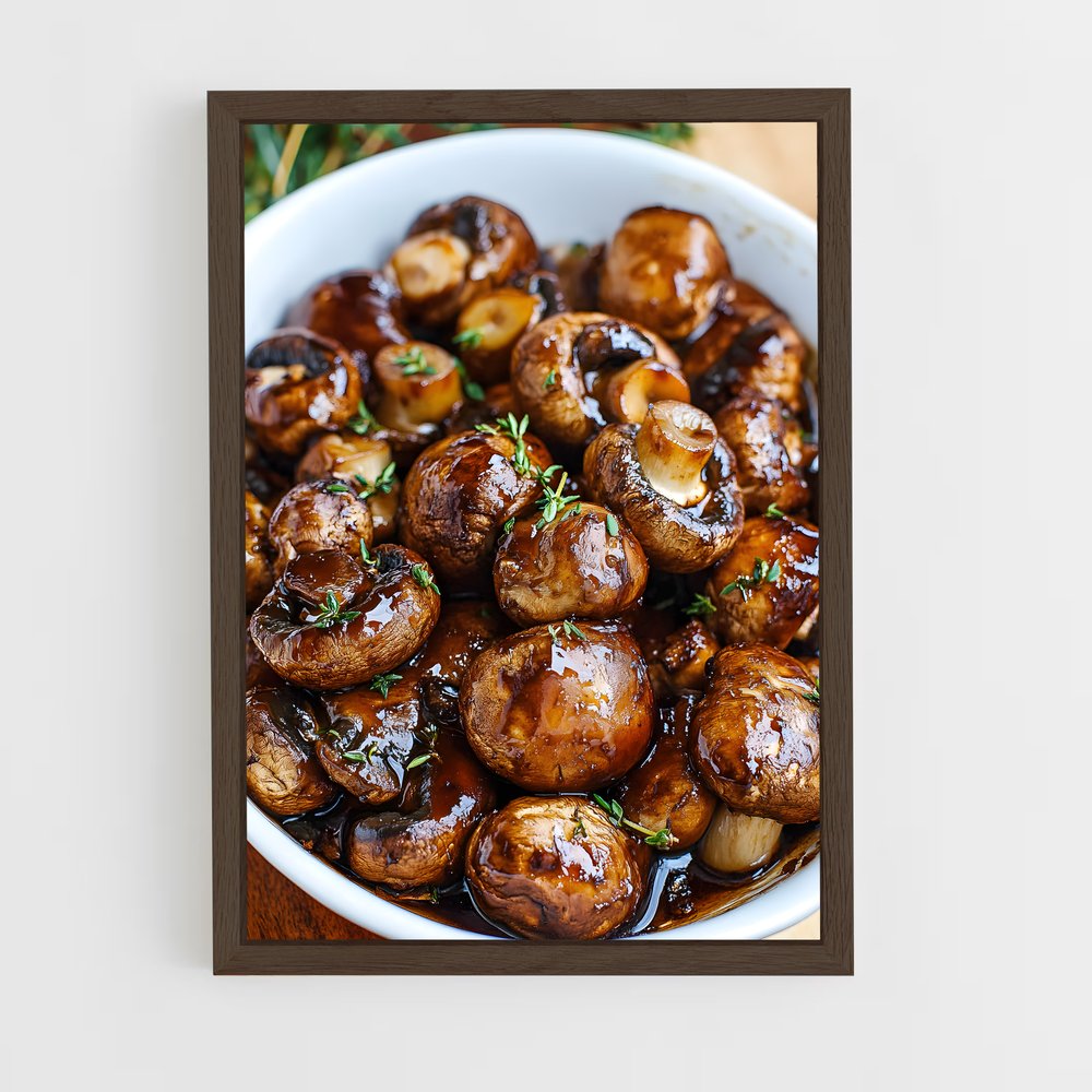ap-honey mushroom-3 cadre Bois foncé