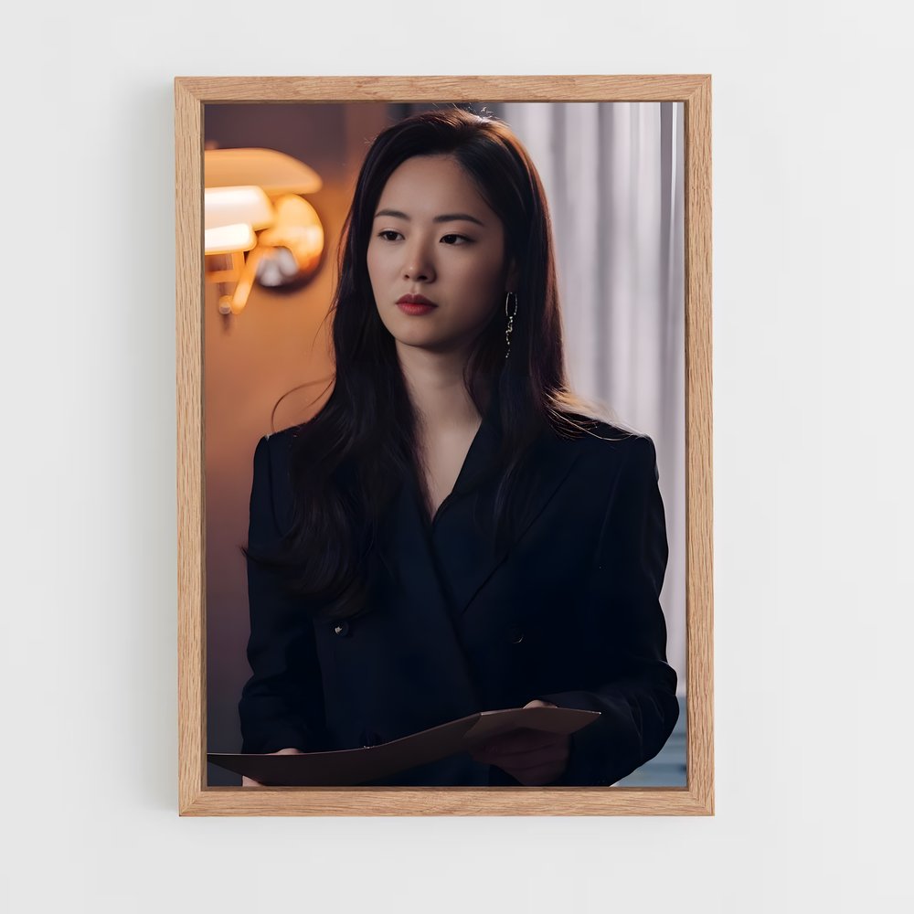 ap-hong cha young-2 cadre Bois clair