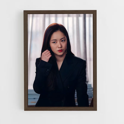 ap-hong cha young-5 cadre Bois foncé