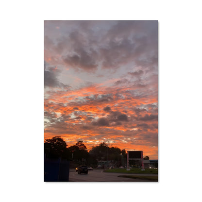 Poster Ciel Rouge