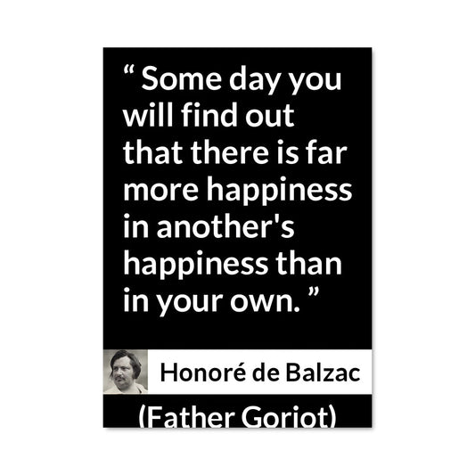 Poster L'Esprit de Balzac