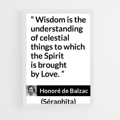 ap-honore de balzac-6 cadre Blanc