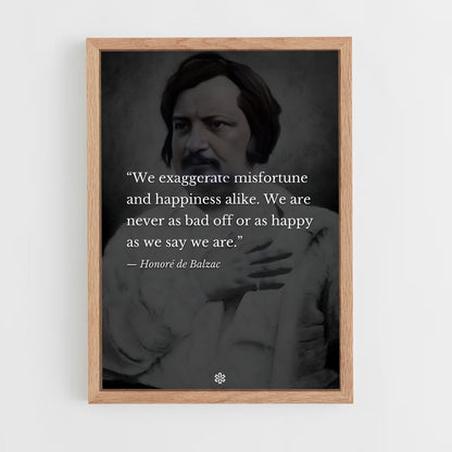 ap-honore de balzac-7 cadre Bois clair