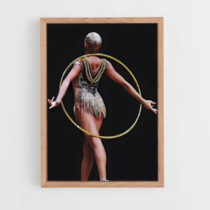 ap-hoop rhythmic gymnastics-3 cadre Bois clair