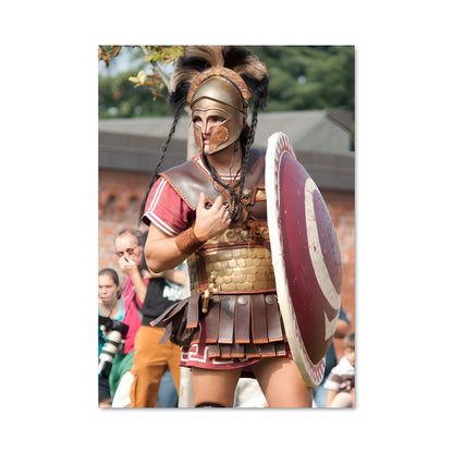 Poster Guerrier Antique