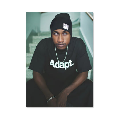 Poster Hopsin en Noir