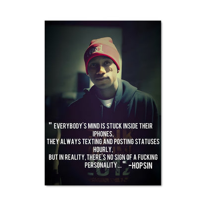 Poster Hopsin's Red Hat