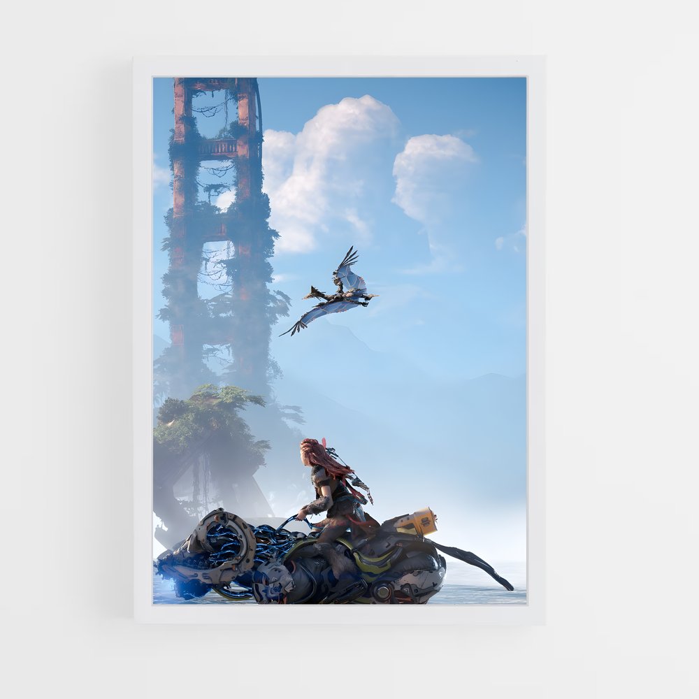 ap-horizon zero dawn-10 cadre Blanc
