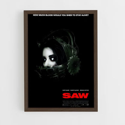 ap-horror movie-1 cadre Bois foncé