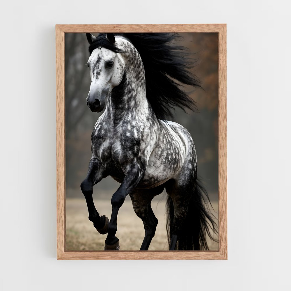 ap-horse-10 cadre Bois clair