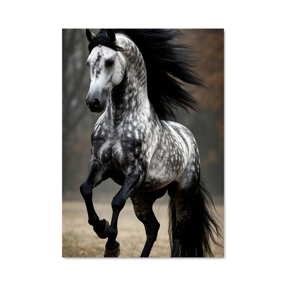 Poster Galop Noir