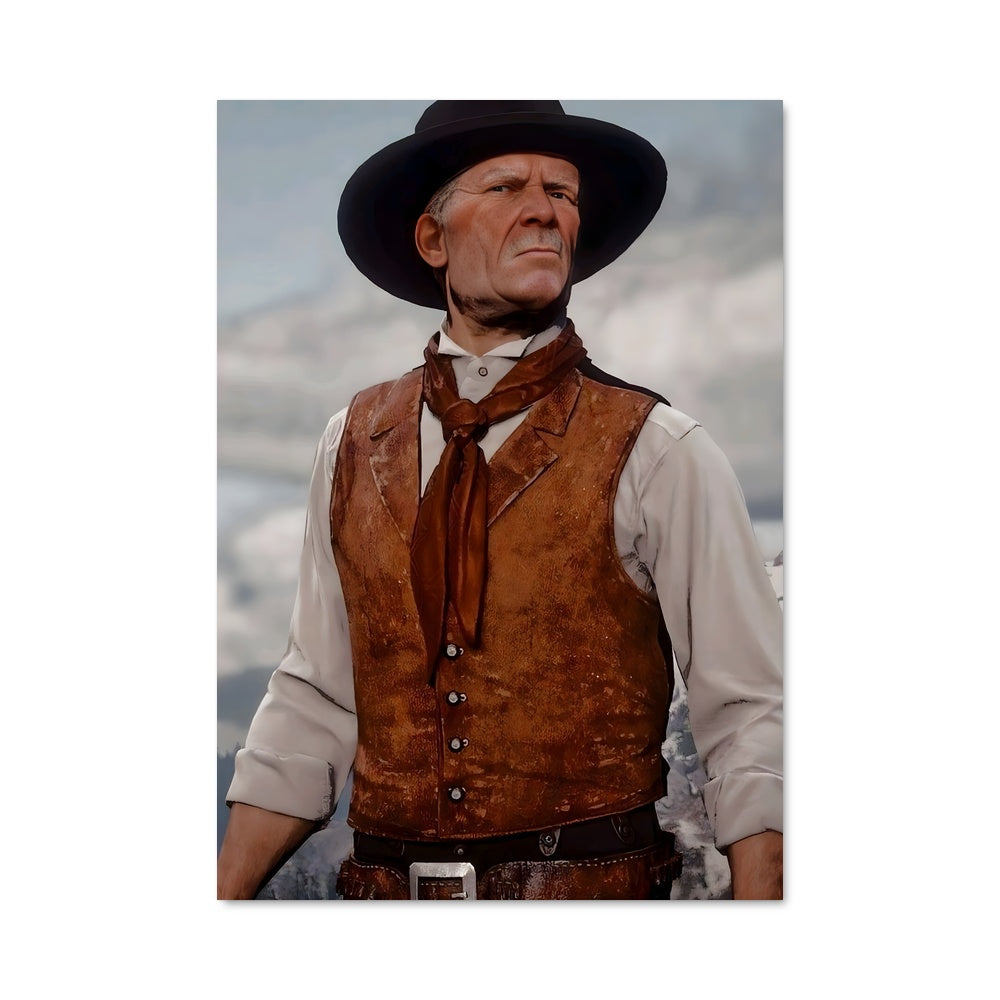 Poster Cowboy de l'Ouest