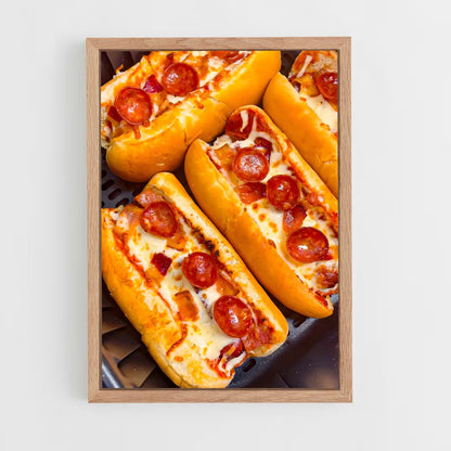 ap-hot dog-7 cadre Bois clair