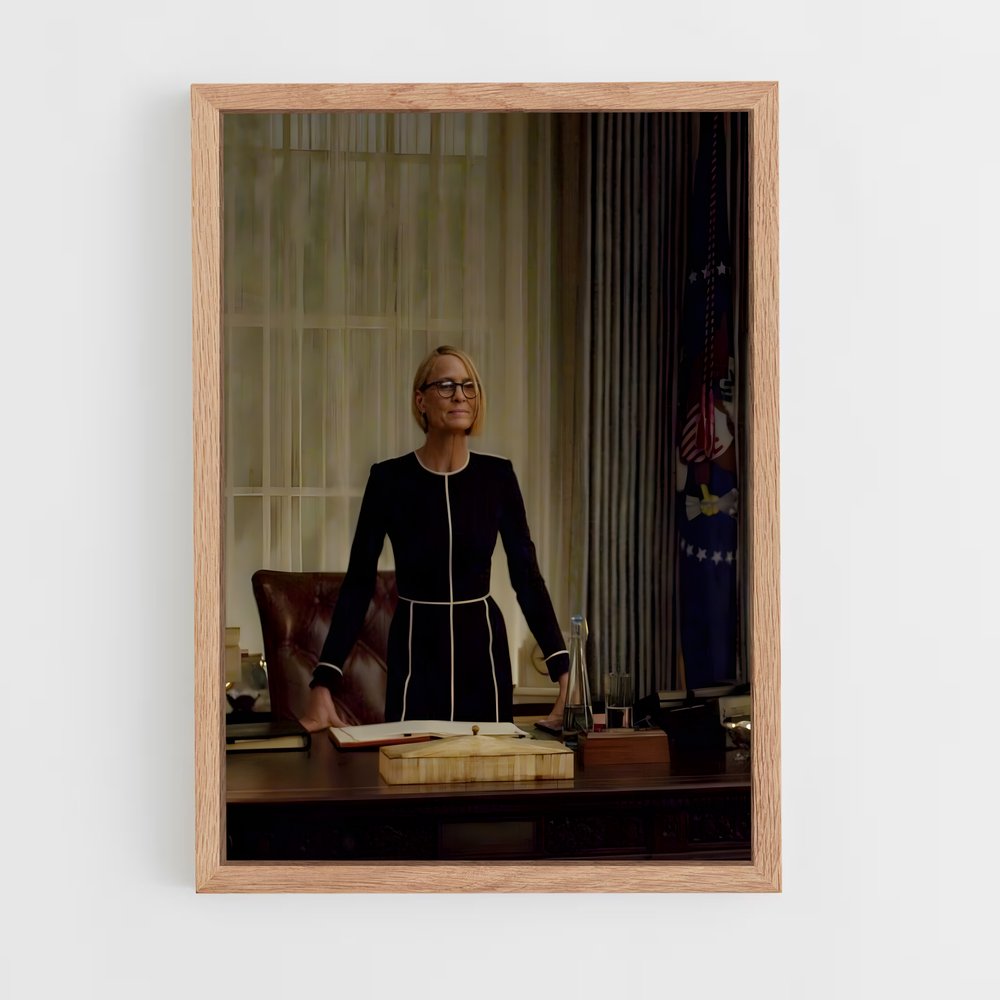 ap-house of cards-3 cadre Bois clair