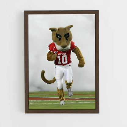 ap-houston cougars-2 cadre Bois foncé