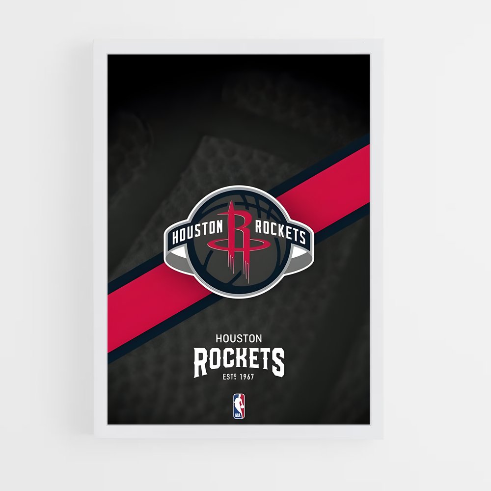 ap-houston rockets-4 cadre Blanc