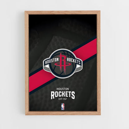 ap-houston rockets-4 cadre Bois clair