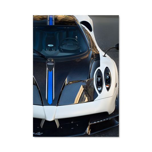 Poster Huayra Noir et Blanc