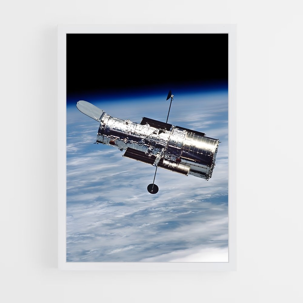 ap-hubble space telescope-5 cadre Blanc