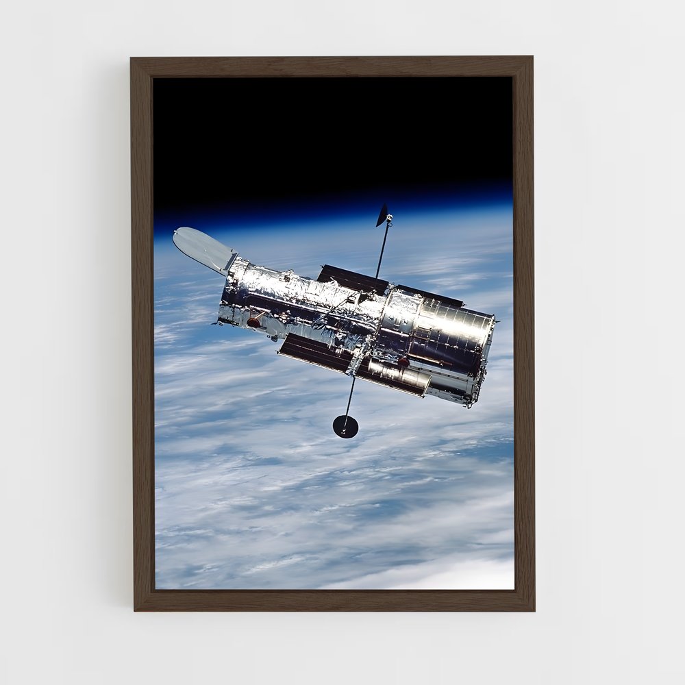 ap-hubble space telescope-5 cadre Bois foncé