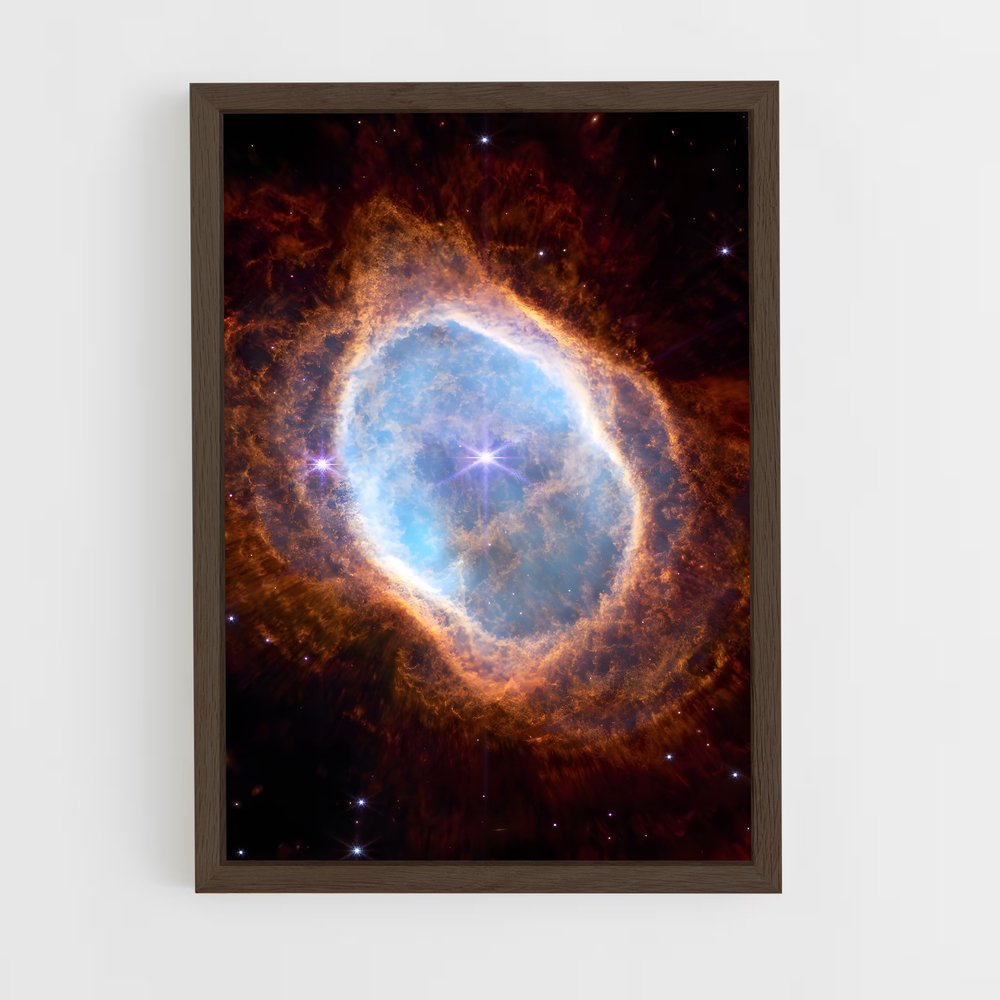 ap-hubble space telescope-6 cadre Bois foncé
