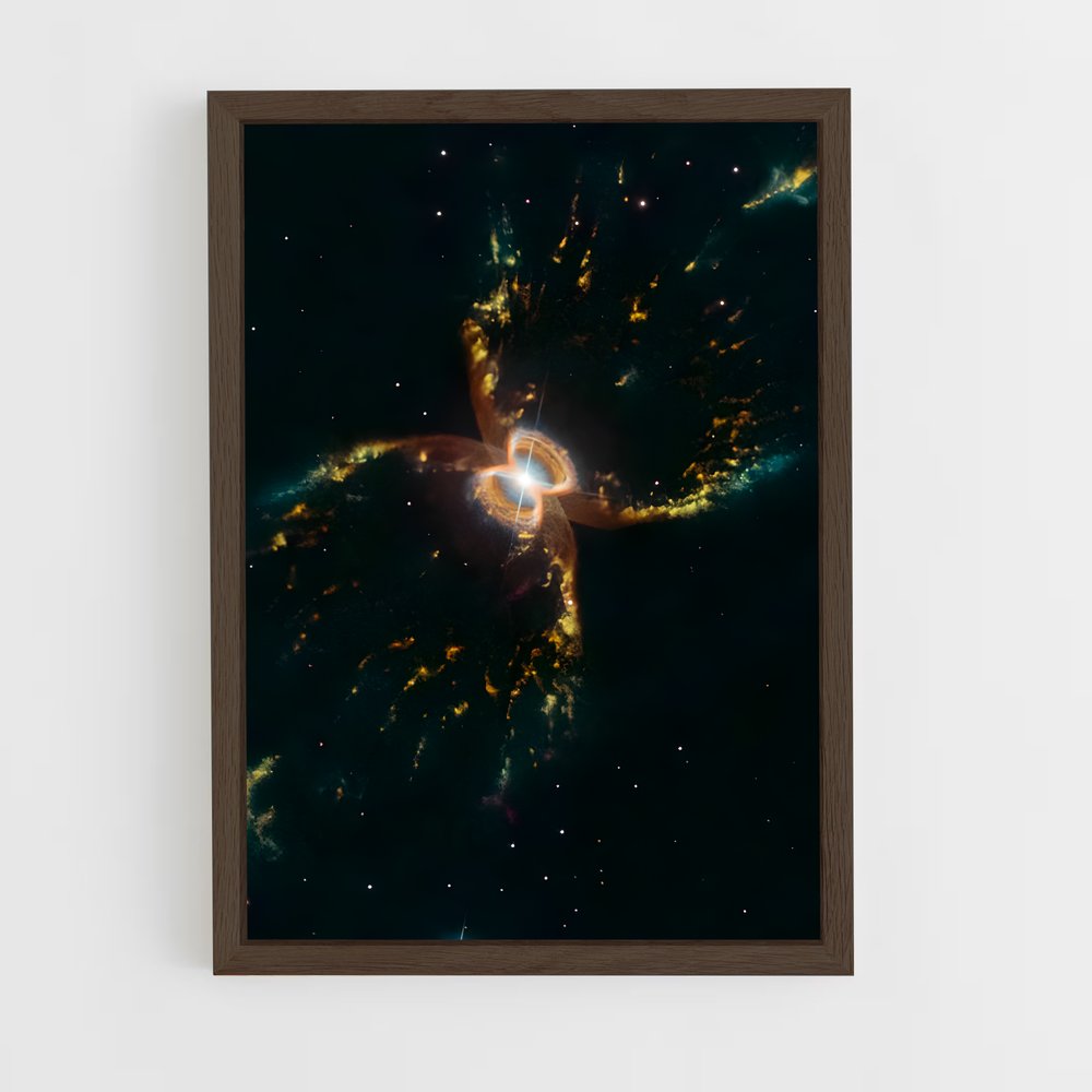 ap-hubble space telescope-7 cadre Bois foncé