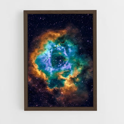 ap-hubble space telescope-9 cadre Bois foncé