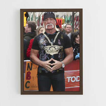 ap-hulk hogan-1 cadre Bois foncé