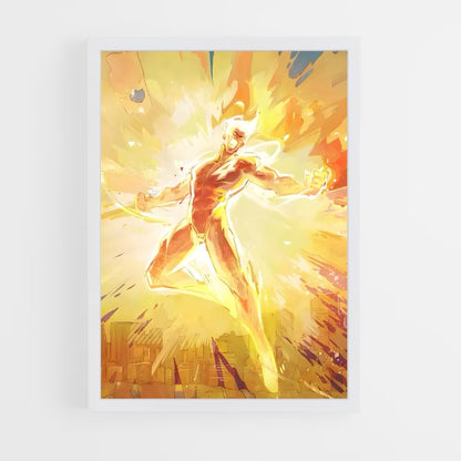ap-human torch johnny storm-1 cadre Blanc