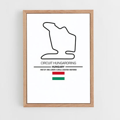 ap-hungaroring hungary-2 cadre Bois clair