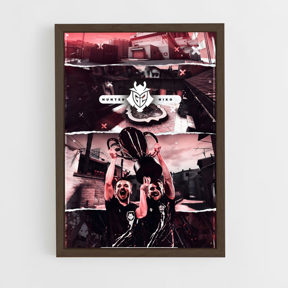 ap-hunter-2 cadre Bois foncé