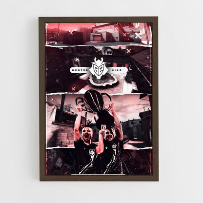 ap-hunter-2 cadre Bois foncé