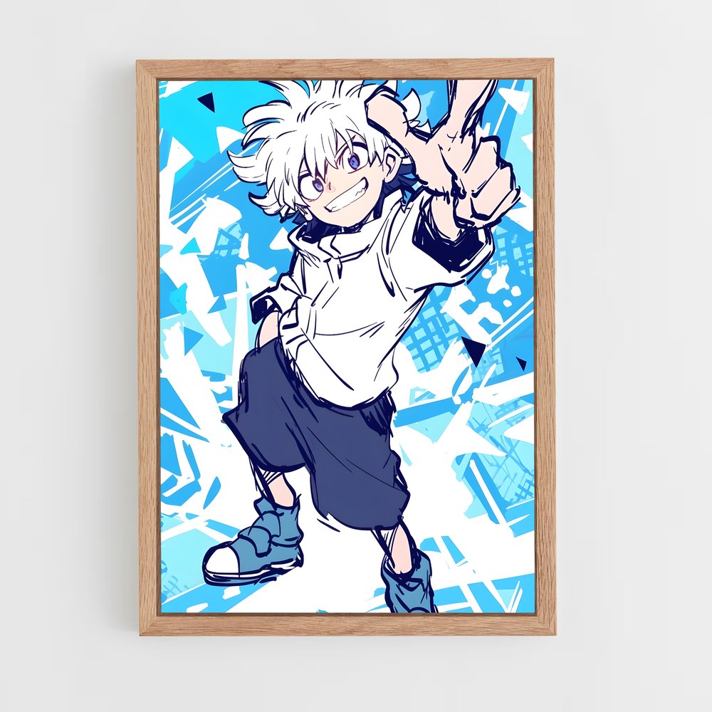 ap-hunter x hunter-1 cadre Bois clair