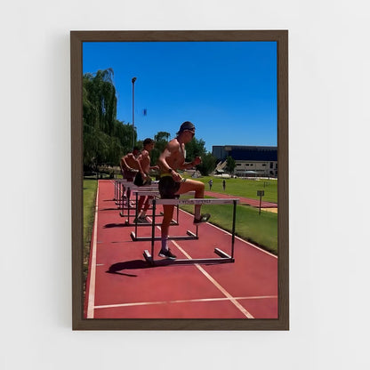 ap-hurdles-7 cadre Bois foncé