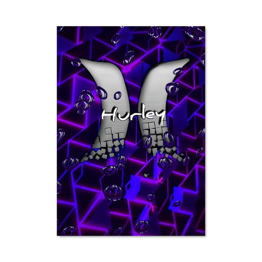 Poster Papillon Surréaliste
