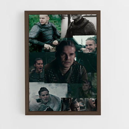 ap-hvitserk lothbrok-4 cadre Bois foncé