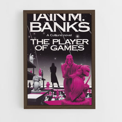 ap-iain banks-3 cadre Bois foncé