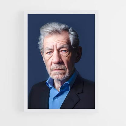 ap-ian mckellen-7 cadre Blanc